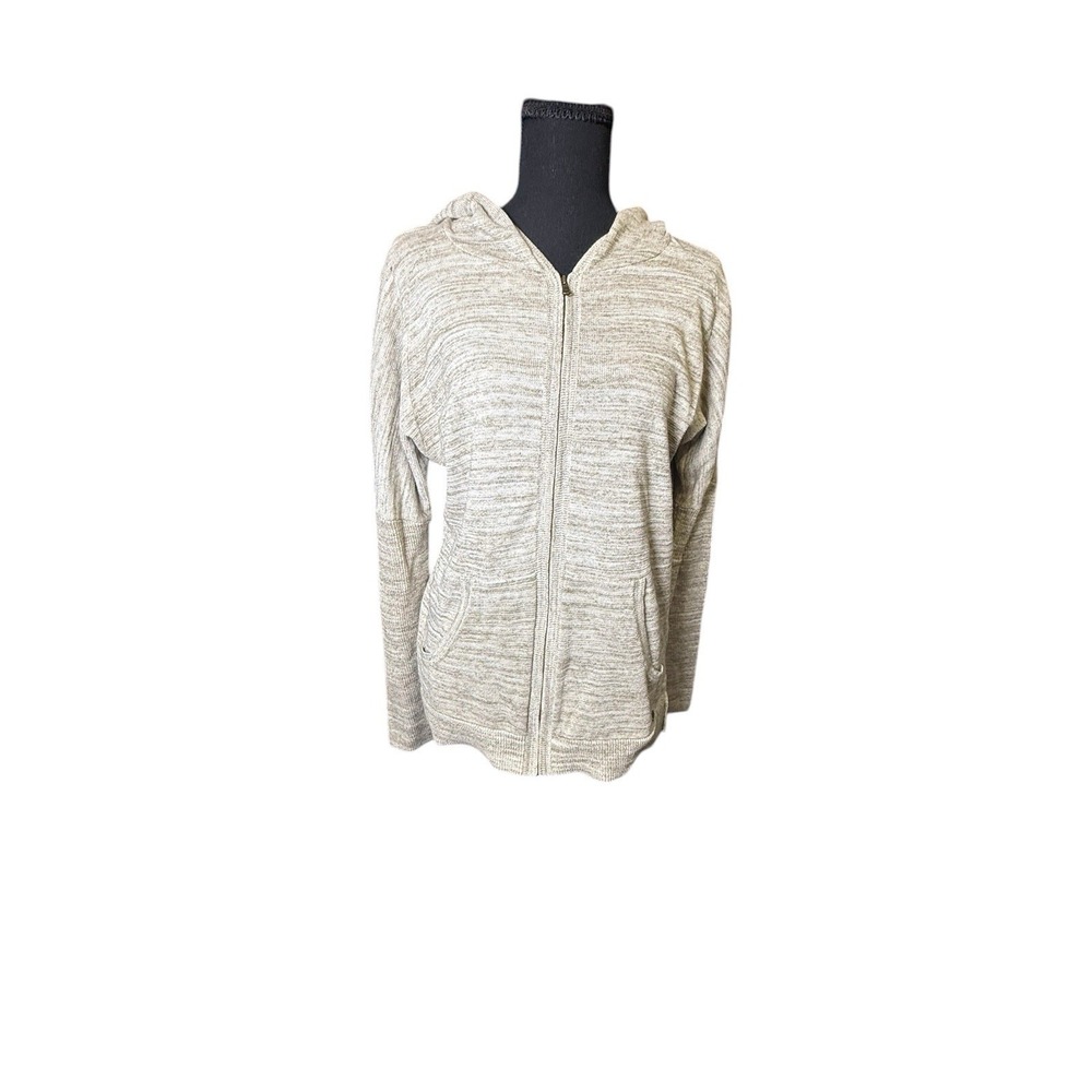 UGG Hoodie Sweater Women S Oatmeal‎  Full Zip Knit Marl 1013742